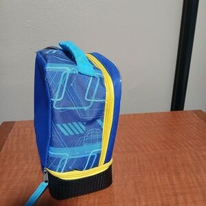 Kids Geometric Blue and Yellow Backpack